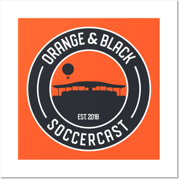 Orange & Black SoccerCast Wall Art by Orange & Black SoccerCast
